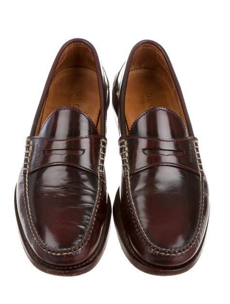 fake gucci penny loafers|gucci penny loafers men's.